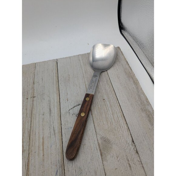 Stainless Steel Ice Cream Spade #2 Scoop Wood Handle 9 1/2" - Picture 1 of 8